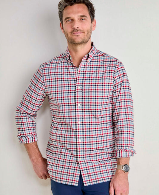 On-The-Go brrrº Tattersall Shirt- Lifeguard Plaid