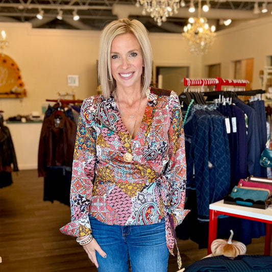 Bohemian "Wrapsody" Blouse