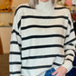 Stone Stripe Oversized Sweater