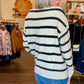 Stone Stripe Oversized Sweater