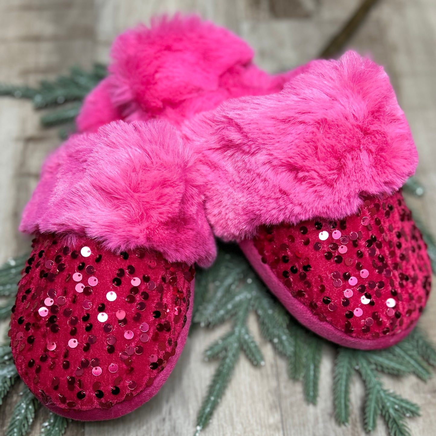 Fiesta Siesta Slippers - Hot Pink