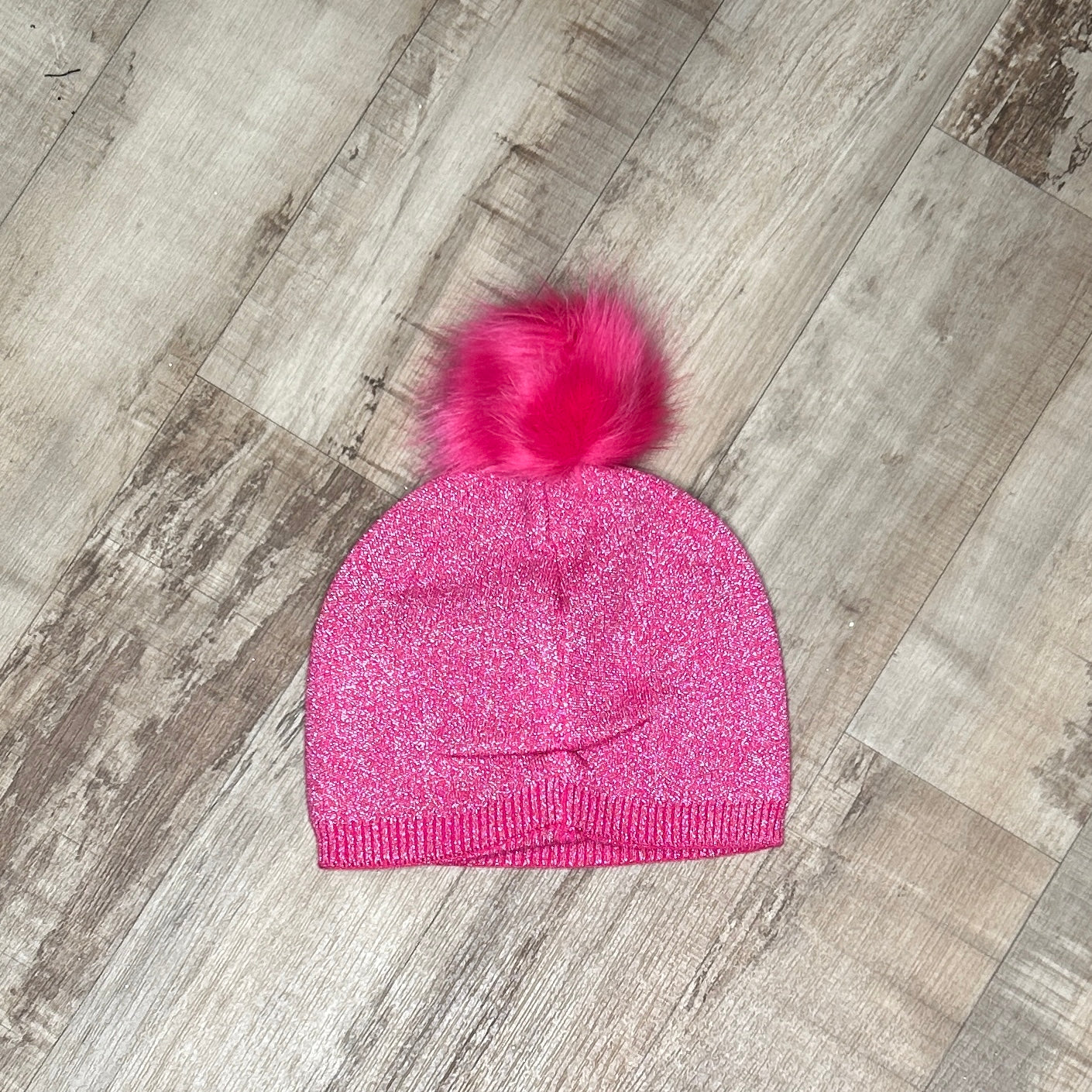 Pink Glittery Slouch Hat