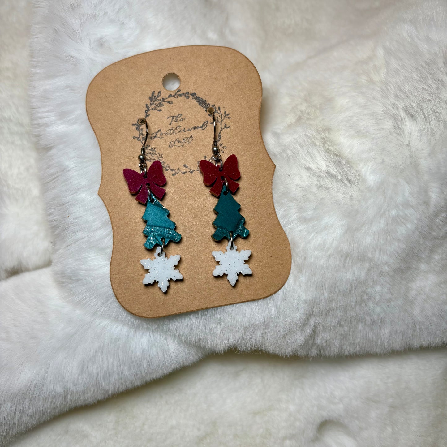 Triple Charm Holiday Dangles