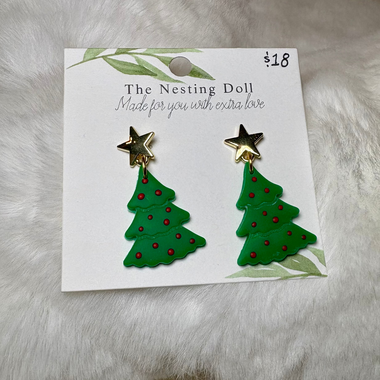 Xmas Tree Earrings