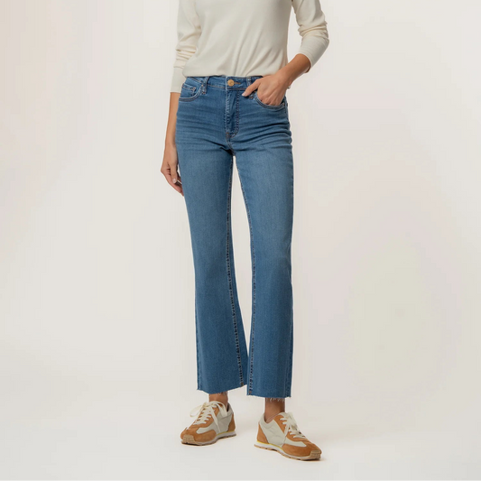 Kut from the Kloth Kelsey High Rise Fab Ab Ankle Flare Jean