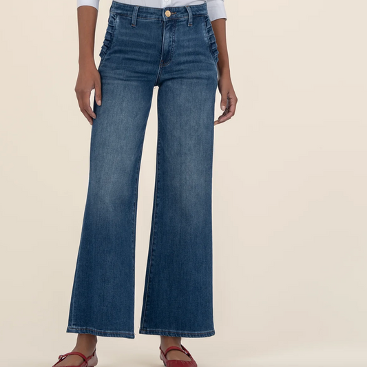 Meg High Rise Cropped Denim