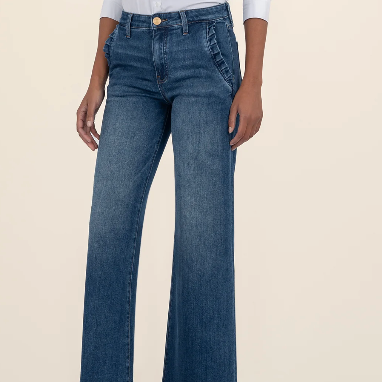 Meg High Rise Cropped Denim