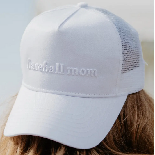 Baseball Mom 3D Trucker Hat