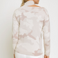 Pink Camo Mockneck Sweater