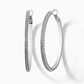 Meridian Thin Large Hoop Earrings