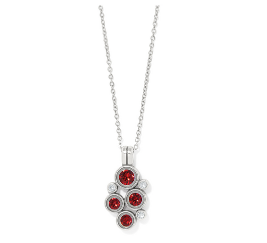 Constella Cluster Necklace-Ruby