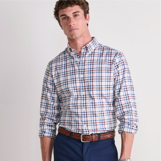 Men's Vineyard Vines Monomoy Tattersall Oxford