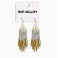 Claire Ombre Beaded Earring-Gold