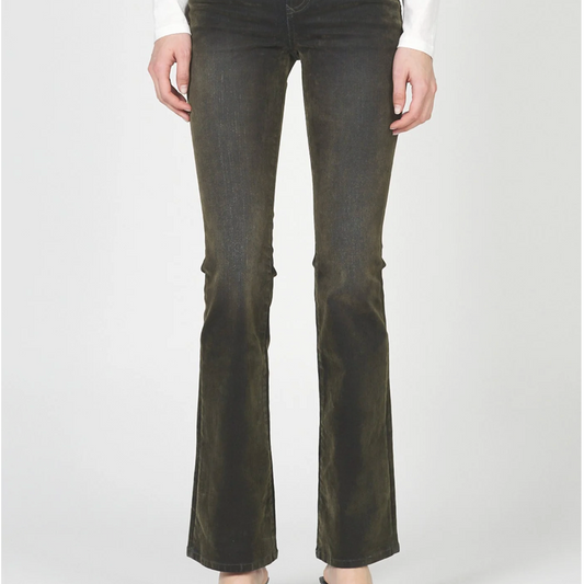 Jaxtyn Bootcut Olive Suede