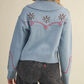 Blue Coral Crush Sweater