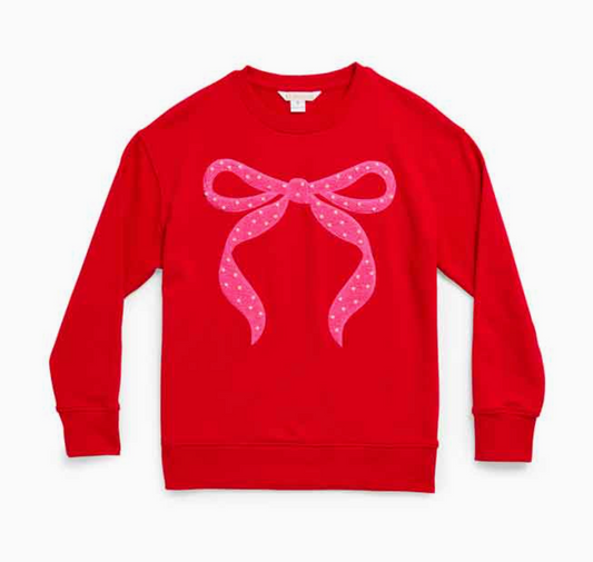 Pearl Bow Classic Sweatshirt