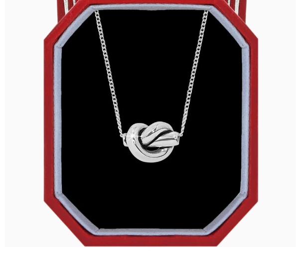 Interlok Single Knot Mini Necklace in box