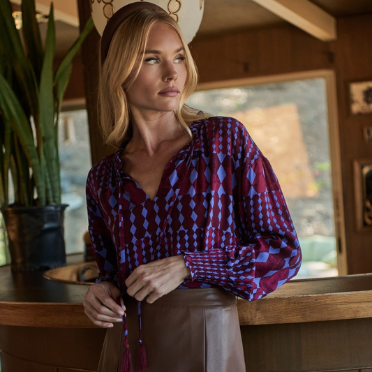 Ramsay Abstract Weylin Blouse