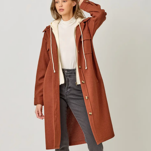 Twofer Hoodie Coat