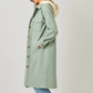 Faded Seafoam Twofer Hoodie Coat