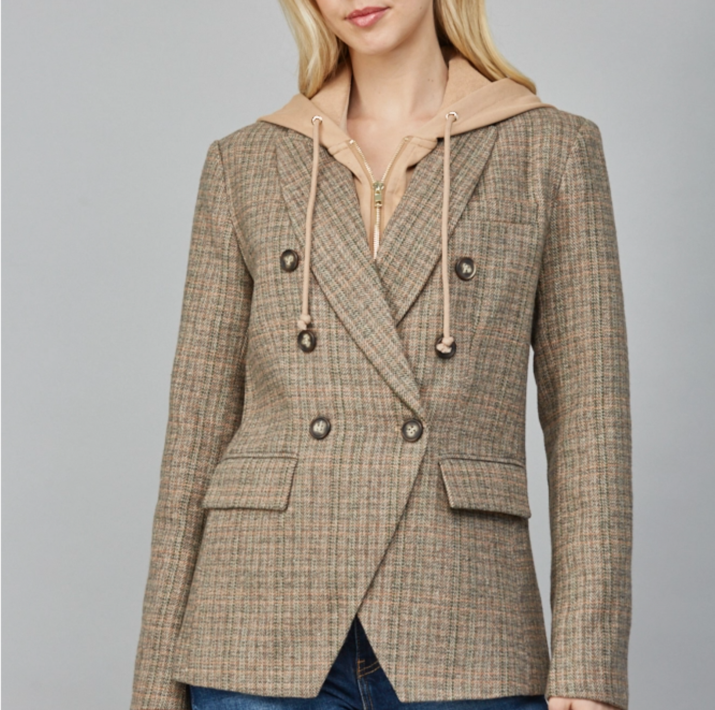 Hooded Blazer