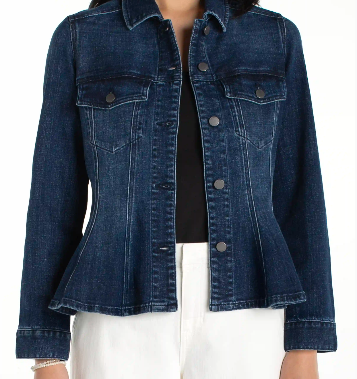 Fit and Flare Trucker Jacket