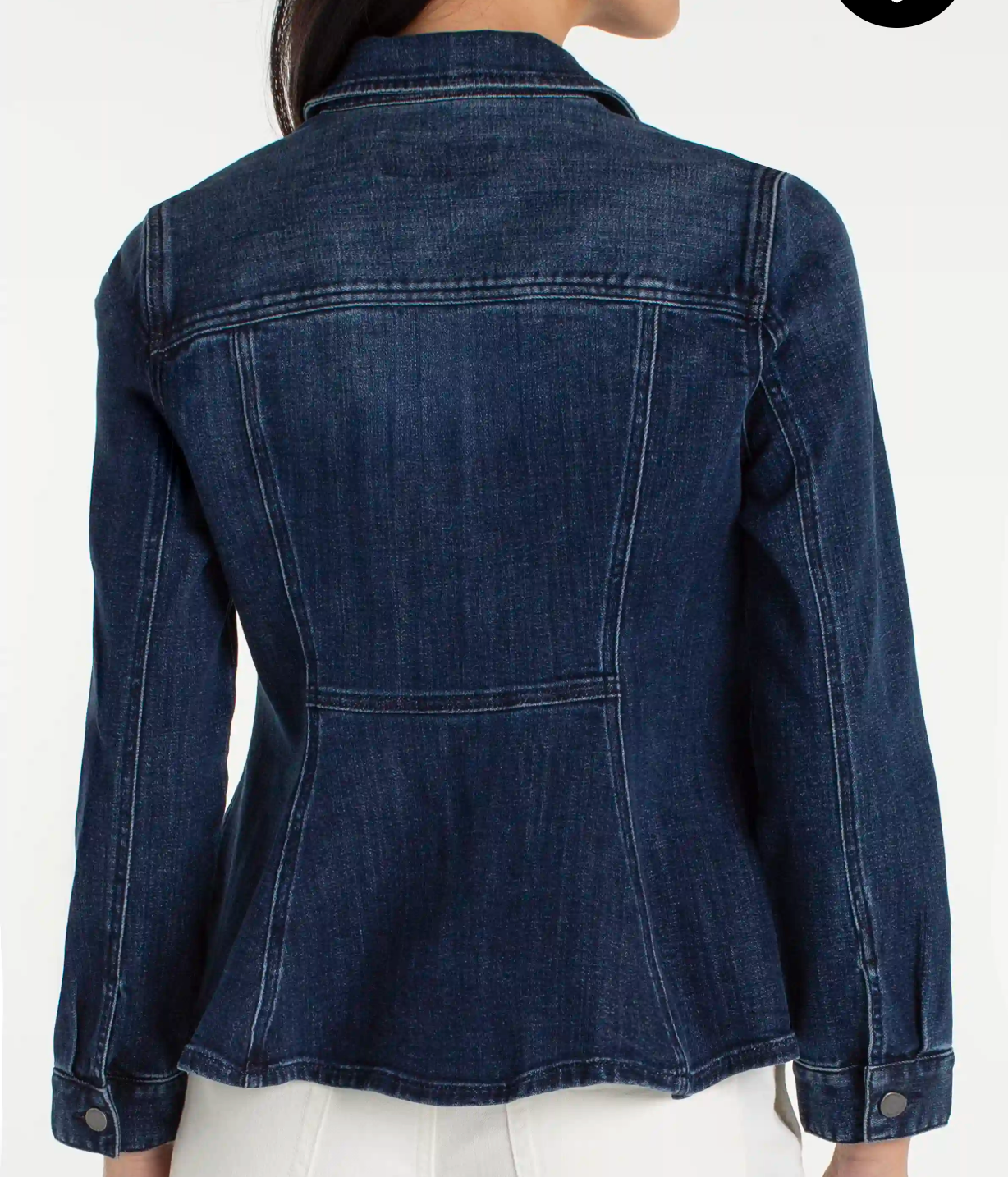 Fit and Flare Trucker Jacket