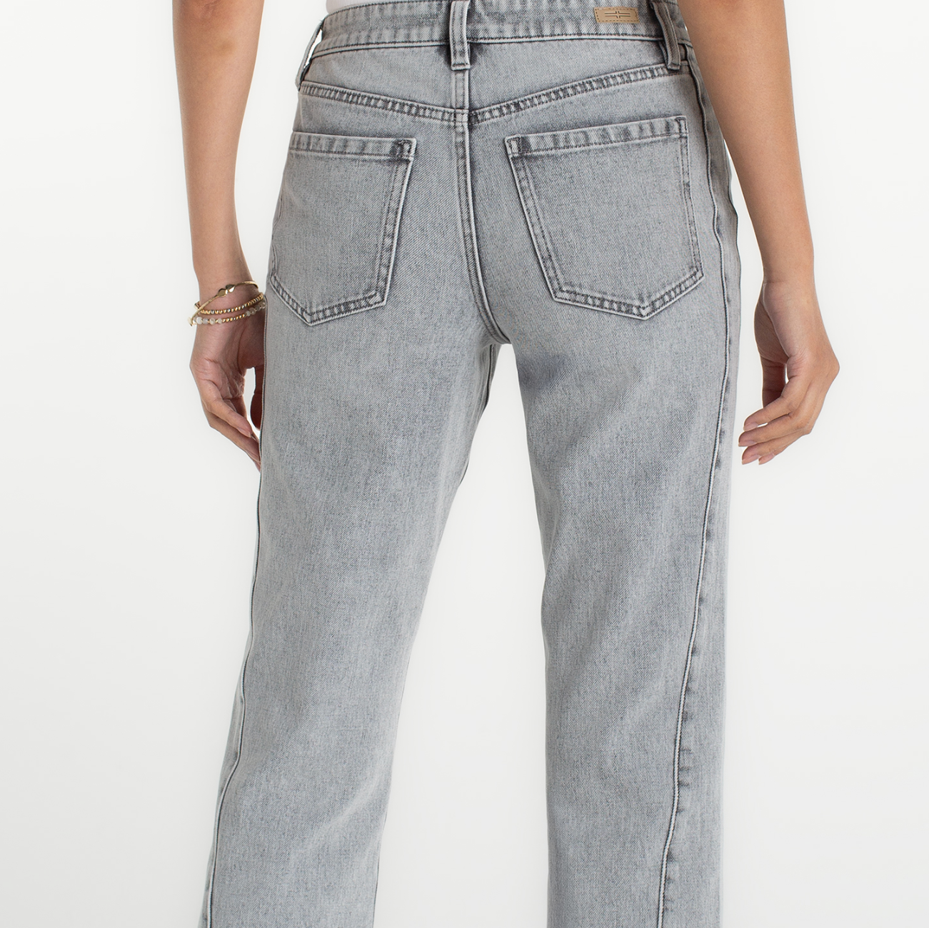 Kennedy Straight w/ Seaming Detail and Slit