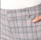 Kelsey 29" Gray Plaid Trouser