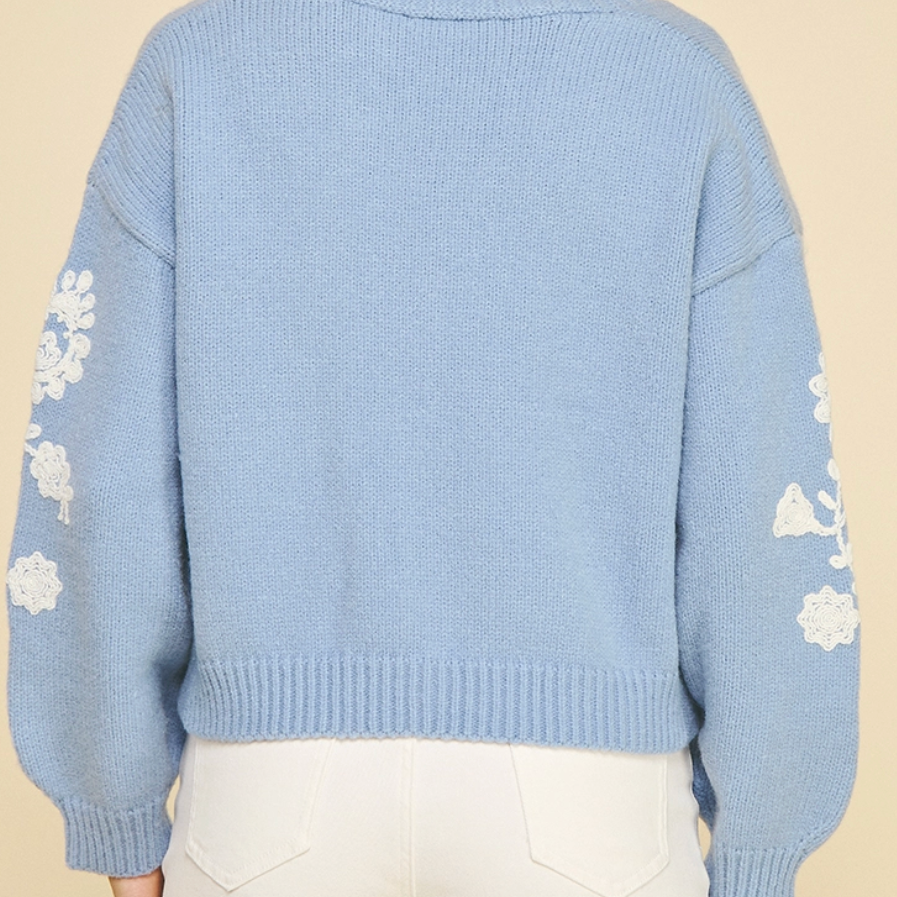 Country Blue Cardigan