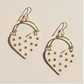 Ecru Studded Harlow Earring
