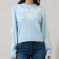 Celestial Floral Embroidered Sweater