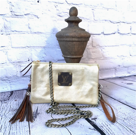 LV Repurposed Goldie Crossbody