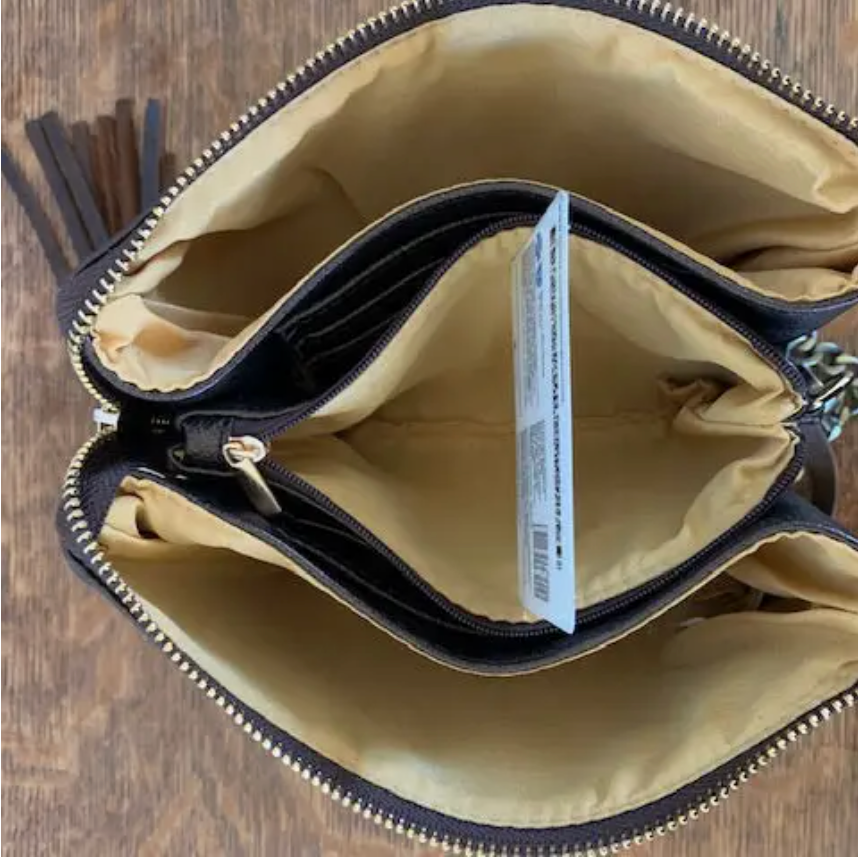 LV Repurposed Goldie Crossbody