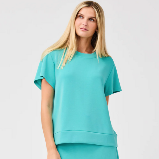 McKenzie Short Sleeve Top - Ocean