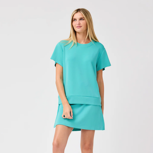 McKenzie Short Sleeve Top - Ocean