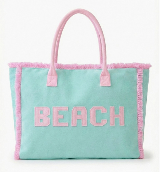 Aqua Beach Bag
