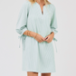 Seafoam Seersucker Dress