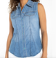 Liverpool Sleeveless Slim Shirt