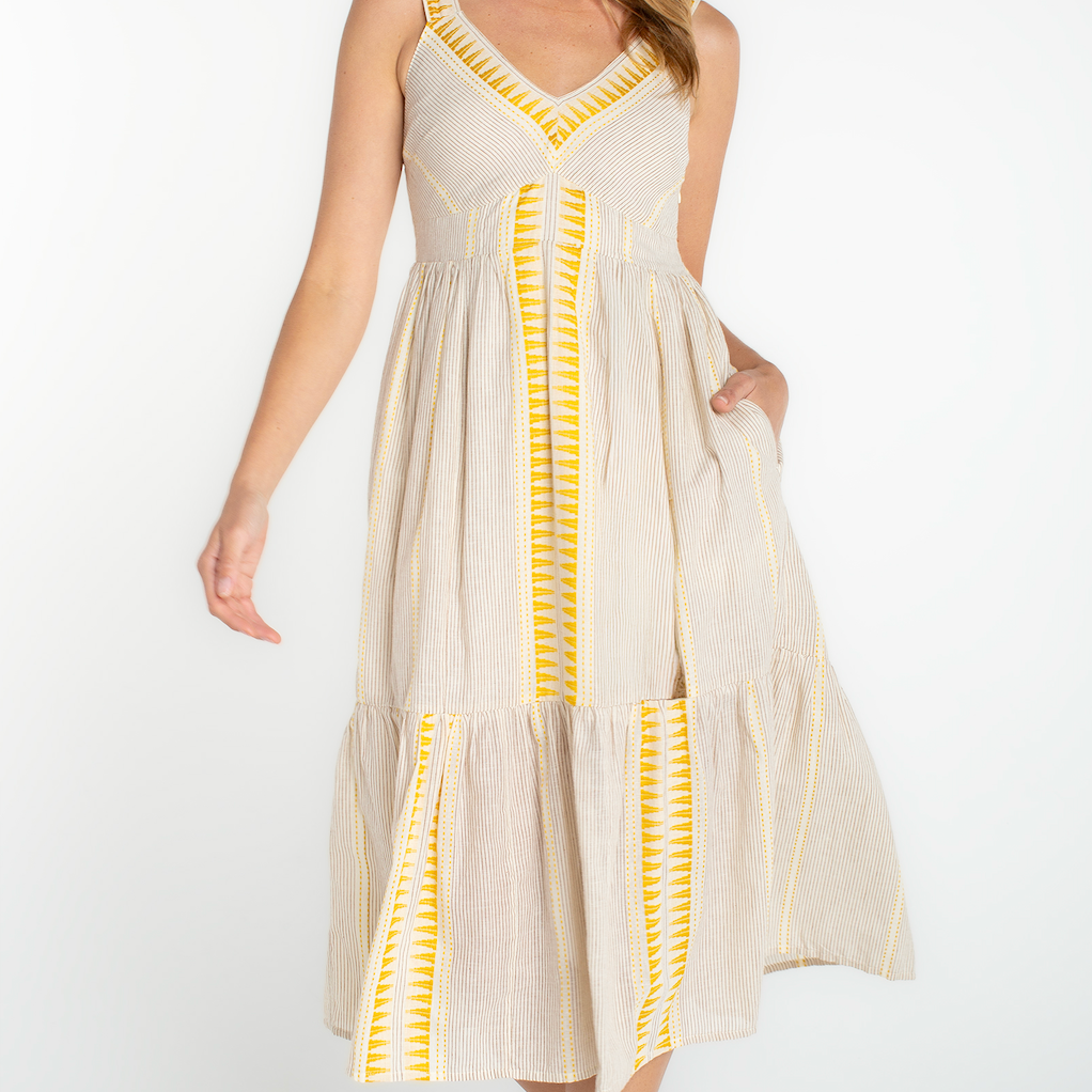 Liverpool Sleeveless Midi Dress