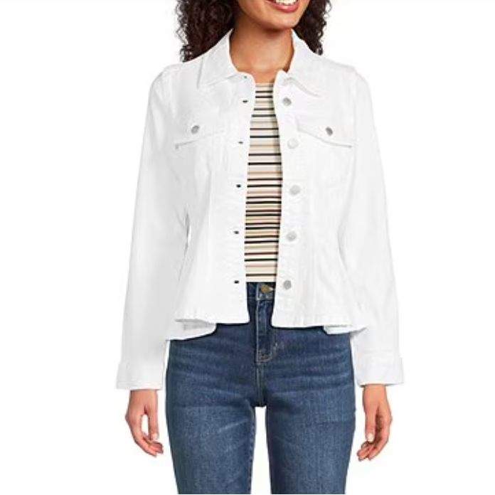 Liverpool Fit and Flare Trucker Jacket
