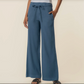 Kut from the Kloth Meg Linen Wide Leg Pant with Seam Detail