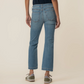 Kelsey High Rise Ankle Flare Front Seams Patch Pocket