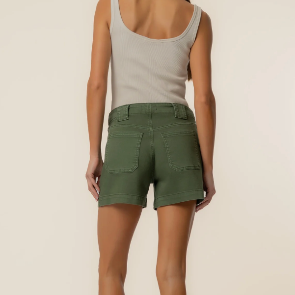 Jane High Rise Olive Shorts