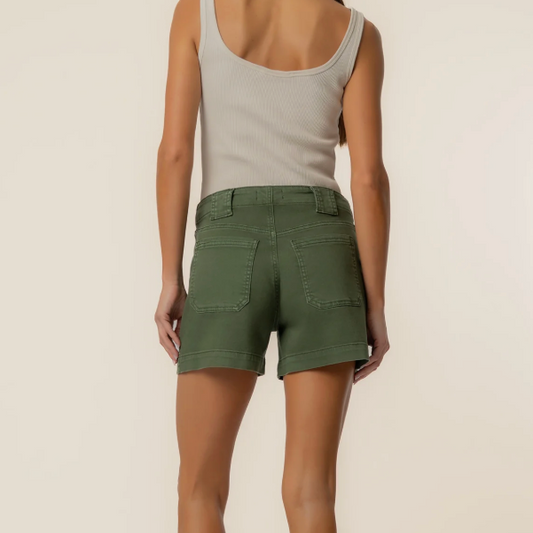 Jane High Rise Olive Shorts