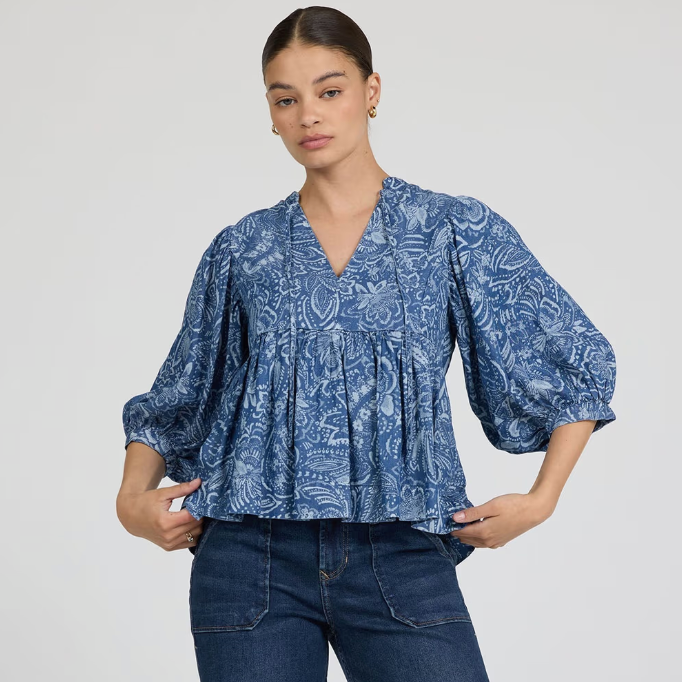 Dear John Malia Long Sleeve Top