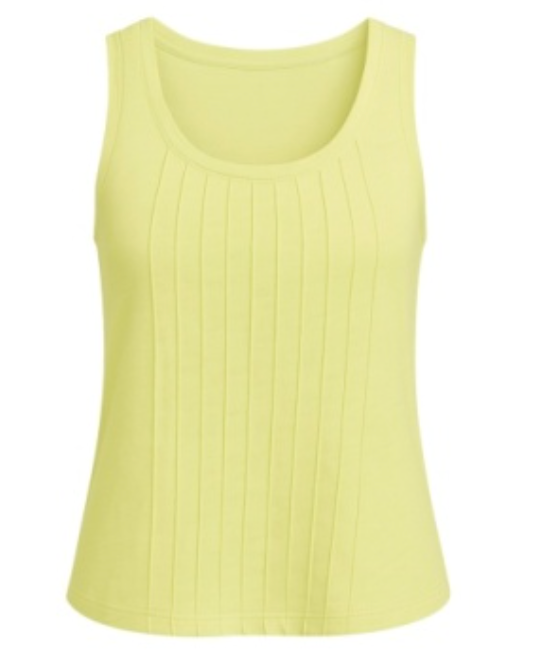 Another Love Pale Yellow Dakota Top
