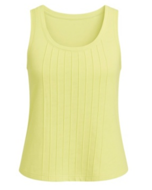 Another Love Pale Yellow Dakota Top
