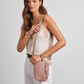 Hallie Small Crossbody Bag-Pink Heather