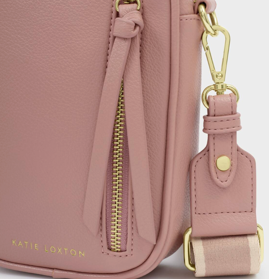 Hallie Small Crossbody Bag-Pink Heather